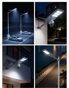 תאורת רחוב סולארית חדשה לשנת 2026, עמידה למים, שלט רחוק וטיימר + מתג ידני, מארז אפור ABS חדש, 5054 שבבי LED - Product Image 4