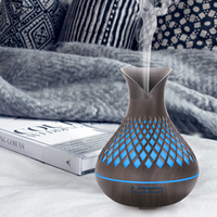 Humidificateur ultrasonique télécommandé 500ML ABS+PP, diffuseur d'huiles essentielles avec télécommande