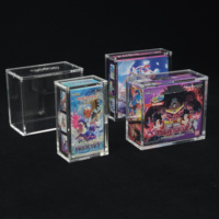 Boîte en Acrylique 6 MM Transparente Anti-UV pour Coffret Dresseur d'Élite Pokémon et Pack Mini Boîtes Métalliques (151 UPC)