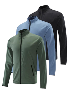 ชุดวอร์ม2ชิ้นสำหรับฤดูใบไม้ร่วงของผู้ชายน้ำหนักเบาพร้อมคุณสมบัติแห้งเร็วสำหรับชุดลำลองสำหรับจ๊อกกิ้งและฟิตเนส - Product Image 1