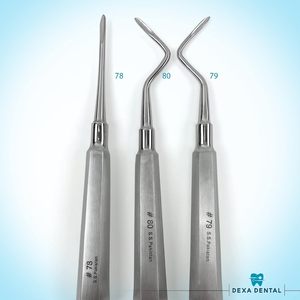 Juego de Elevadores Dentales Dexa, Instrumentos Quirúrgicos Orales Profesionales, Periotomo Luxante, Osteótomo Apical, Herramientas de Extracción - Product Image 4