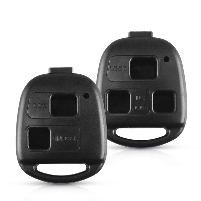 Bulk Available ABS Car Key Case Replacement Shell No Blade Fit for Toyota Corolla 2001-2008 2/3 Button 10000Pcs/Week Capacity