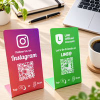 Carte de fonctionnalité TikTok NFC QR Code, Carte d'évaluation programmable 13,56 MHz, Carte NFC réutilisable