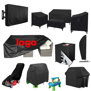 Custom Logo Outdoor Sofa Furniture Protection Cover Waterproof Patio Furniture Set Covers Garden Chairs Cover