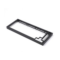 Kit DIY de boîtier de clavier mécanique programmable sur mesure en aluminium CNC 68 touches avec stabilisateurs PCB GH60
