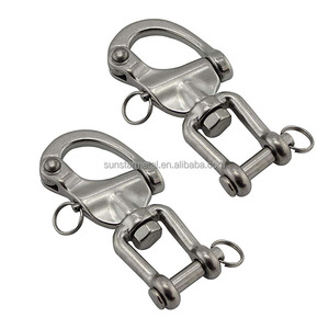 Thuyền buồm 316 biển thép không gỉ hàm xoay mắt <span class=keywords><strong>Snap</strong></span> còng nhanh chóng phát hành Bail rigging - Product Image 1