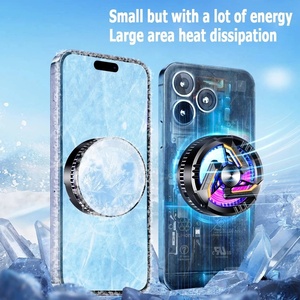 Telefono cellulare Cooler ventola magnetica Cooler telefono a semiconduttore per giochi raffreddamento rapido dissipatore di calore freddo universale per IOS <span class=keywords><strong>Android</strong></span> - Product Image 4