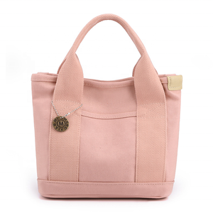 Bolsos de mano de lona de alta calidad, bolsas de almuerzo informales de gran capacidad para mujer, bolso de compras con múltiples bolsillos - Product Image 4