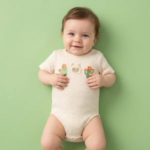 EVERGREEN 2026 OEM Pelele para Bebé de Bambú, Algodón y Spandex, Mono Personalizado para Recién Nacido, Pijama de Tejido con Cierre de Botones a Presión - Product Image 1