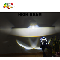Nouveau projecteur LED W70 3 pouces à double laser 70W 12V avec lentille de projecteur, faisceau haut/bas pour accessoires automobiles