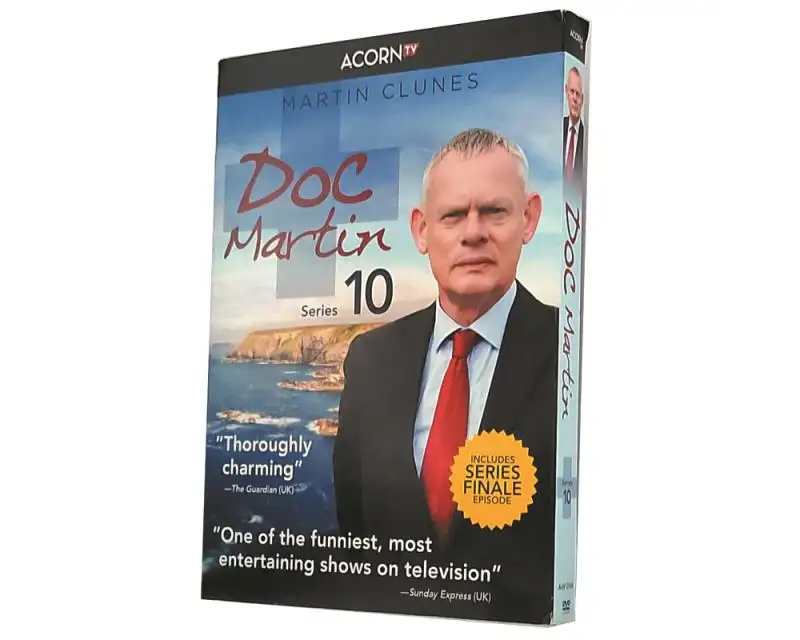Doc Martin 시리즈 10 최신 DVD 3 디스크 공장 도매 핫 세일 DVD 영화 TV 시리즈 박스셋 CD 만화 Blueray 무료 배송
