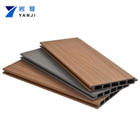 Vente d'usine Clôture en composite bois-plastique ignifuge Clôture de jardin pour l'intimité Clôture extérieure pour la cour