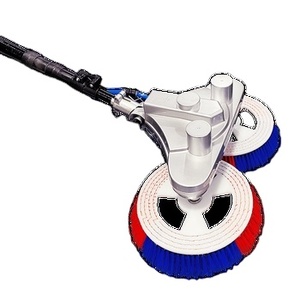 Brosse de nettoyage de panneaux solaires à double tête en nylon MULR-C01, système d'alimentation double, moteur DC 240W pour le nettoyage des panneaux photovoltaïques - Product Image 4