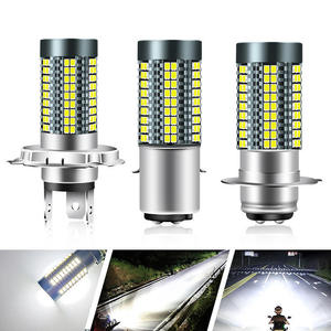 ไฟมอเตอร์ไซค์ LED H4 สว่างพิเศษ ลดราคาสุดคุ้ม ไฟหน้า H6 แบบ Hi/Lo Beam รุ่น P15D ไฟหน้าสปอร์ตไลท์ ดีไซน์สวยงาม พร้อมอุปกรณ์เสริม - Product Image 1