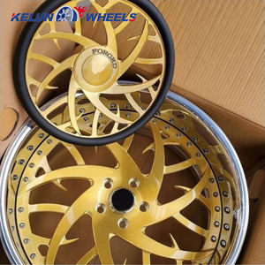 स्टीयरिंग व्हील 15 इंच गोल्ड/क्रोम फेस जाली फोर्जीटो स्टीयरिंग व्हील - Product Image 2