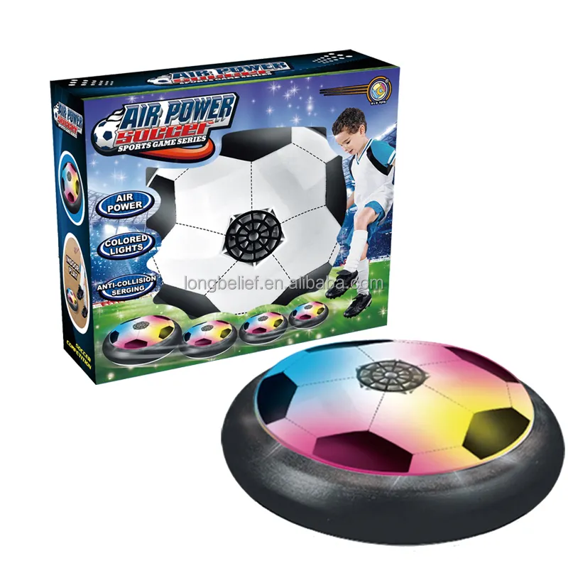 Battery Operated Toy Style Led Air Ball Hover Soccer Set For Children