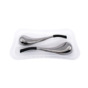 Cucchiaio Magico per Massaggio Viso con Etichetta Privata Personalizzata, Globi di Ghiaccio in Metallo Dorato per Massaggiatori Viso, Occhi e Collo - Product Image 3