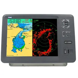 ONWA KP-1299X (Novo!) 5-em-1 Marine GPS Chart Plotter + AIS Classe B Transponder + Fish Finder + Radar marítimo função