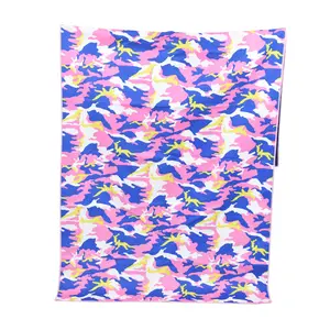 Vente en gros de grande serviette de plage personnalisée en microfibre avec poids épais de 180cm pour la plage en daim avec logo personnalisé serviette de plage flamant rose