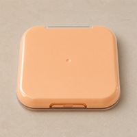 Yuecai Square Étui compact de maquillage vide en plastique transparent pour fard à joues, bronzer et illuminateur, couleur unie, 5g, Vente en gros