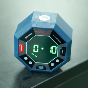 Бренд MAKLE, Портативный Цифровой Инклинометр с восьмиугольным наклоном, красный/зеленый лазер с восьмисторонним магнитным - Product Image 4