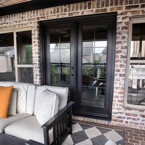 Puertas Francesas Exteriores de Metal Negro con <span class=keywords><strong>Toldo</strong></span> - Product Image 3