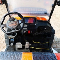 Carrito de Golf Eléctrico Rainbow de 48V, de Aluminio, 4 Plazas, Homologado para Calle, con Certificación DOT, EEC y GCC, Buggy Eléctrico de Lujo