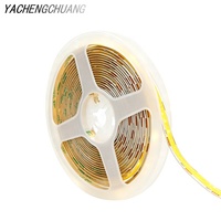 Bande LED COB en gros d'usine 24V ultra-lumineuse, flexible, découpable, auto-adhésive, blanc froid 6000K, éclairage intelligent pour miroir