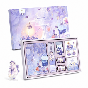 Set Regalo Quaderno Diario Fiabesco con Copertina Rigida Rosa Kawaii, Agenda e Planner, Cancelleria all'Ingrosso - Product Image 2