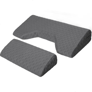 Juego de almohada de cuña con cojín para el dolor de cama de posicionamiento antideslizante con almohada auxiliar para pacientes postrados en cama que evitan las úlceras por presión - Product Image 1