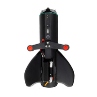 Scooter sous-marin haute vitesse 10 km/h pour l'exploration des grottes avec projecteur, scooter de plongée haute puissance, profondeur de plongée 30 m
