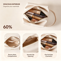 Sac de voyage cosmétique en cuir PU avec logo personnalisé, imperméable, grande capacité, pour femmes, vente en gros, OEM, usine