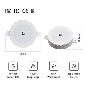 Programable 10 años Batería Súper Larga 400M Long Rang Seguimiento de activos Marketing de proximidad BLE Impermeable Eddystone iBeacon - Product Image 2