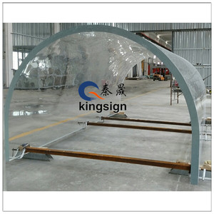 Chất Lượng Cao Trong Suốt Oceanarium PMMA Aquarium Acrylic Đường Hầm Tấm - Product Image 1