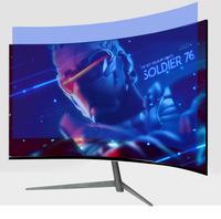 Nereus – moniteur d'ordinateur incurvé sans cadre 24 pouces 1800R, écran Led 144Hz, moniteurs de jeu 16:9