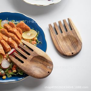 ชุดส้อมสลัดไม้ ดีไซน์เรียบง่ายทันสมัย สำหรับใช้ในครัว - Product Image 3