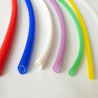 Tuyau tressé en polyuréthane renforcé haute pression pour outils pneumatiques, tuyau tressé en PU