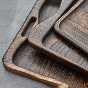 Nueva Bandeja y Platos de Madera, los Más Vendidos, Artesanía India, Vajilla, Platos para Aperitivos, Platos de Madera de la India, Decoración - Product Image 4