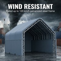 Structure de stockage en tissu pour conteneurs de chantier, abri de bureau, entrepôt, tente de campement certifiée, structure de hangar en acier galvanisé pour l'exploitation minière