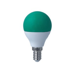Lampada decorativa a LED verde 220V E14 G45 4W - Product Image 1
