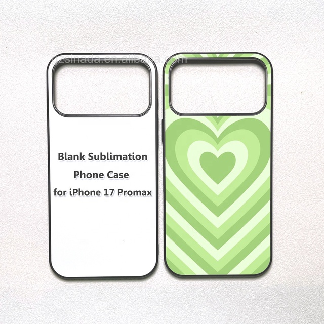 Wholesale Blank Sublimation 2d Phone Cases With Aluminum Plate for iPhone 17 Pro Max