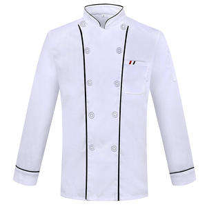 ชุดเชฟสำหรับร้านอาหารชายและหญิงชุดเชฟสำหรับโรงอาหารอนุบาลอบแขนสั้นสำหรับฤดูร้อน - Product Image 5