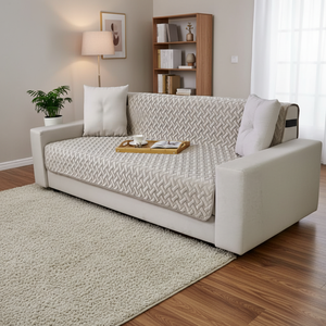 आधुनिक वाटरप्रूफ ठोस 100% पॉलिएस्टर ओवरसाइज सोफा कवर और तीन सीट सोफे के लिए - Product Image 3
