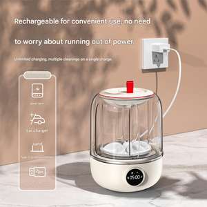 Lave-<span class=keywords><strong>linge</strong></span> automatique portable tout-en-un, voyage, ménage, vêtements pour bébé, rechargeable USB-C, sous-vêtements, chaussettes, mini-lave-<span class=keywords><strong>linge</strong></span> - Product Image 4