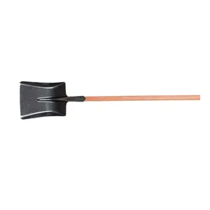 Popular High Quality Carbon Steel Round Point Shovel With Long Wooden Handle steel shovel