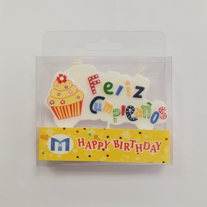 Bougies d'<span class=keywords><strong>anniversaire</strong></span> décoratives imprimées d'animaux peintes à la main personnalisées - Product Image 4