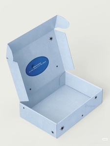 Có thể tái chế đóng gói hộp cho bao bì Quà Tặng Giấy Kraft hộp bưu phẩm giấy trắng hộp với in ấn - Product Image 2