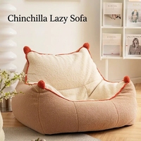 Fauteuil paresseux Totoro mignon, chaise inclinable individuelle avec dossier, mobilier de loisirs doux pour chambre d'enfant et détente