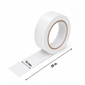 Nastro isolante 20 m x 19 mm. Bianco. Per uso domestico. - Product Image 2