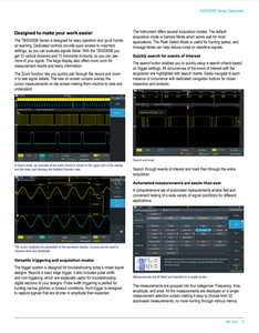 Oscilloscope numérique TTLTES Tektronix TBS2072B/TBS2102B/TBS2202B, bande passante 70-200 MHz, 2 canaux, fréquence d'échantillonnage 2 GSa/s - Product Image 5